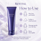 Revital Creamy Whip Pore Cleansing Facial Wash 125g