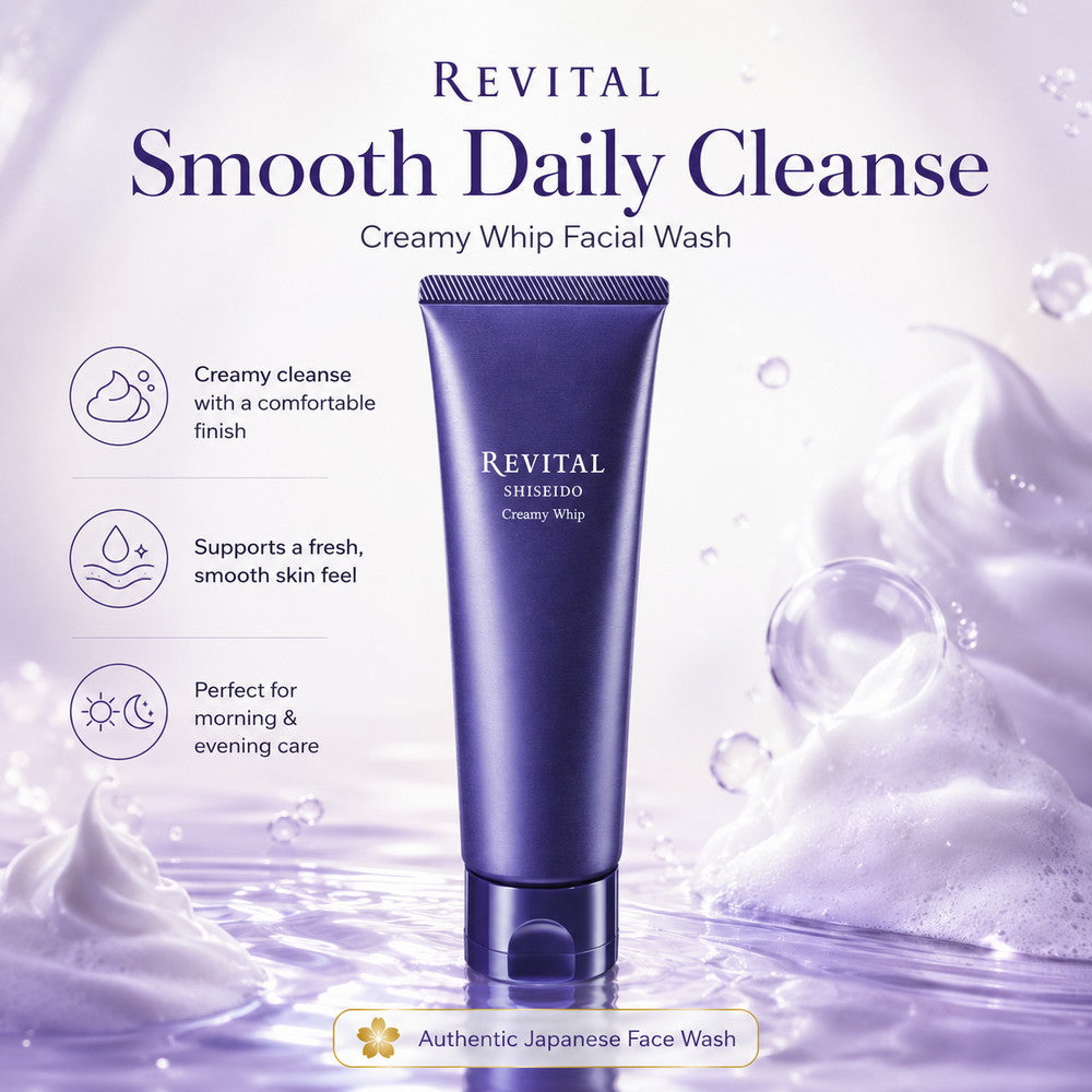 Revital Creamy Whip Pore Cleansing Facial Wash 125g