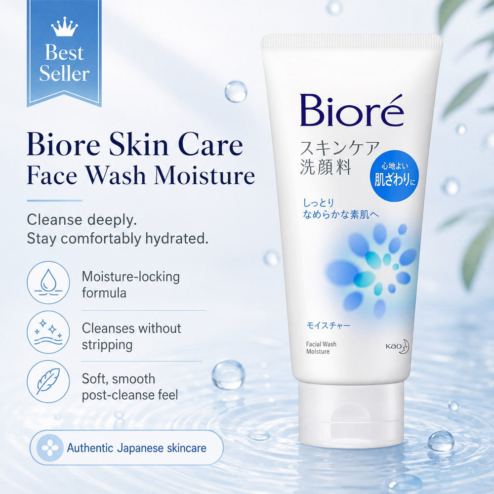 Biore Skin Care Face Wash Moisture 130g