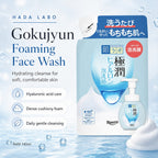Hada Labo Gokujyun Hyaluronic Acid Foaming Face Wash Refill 140ml