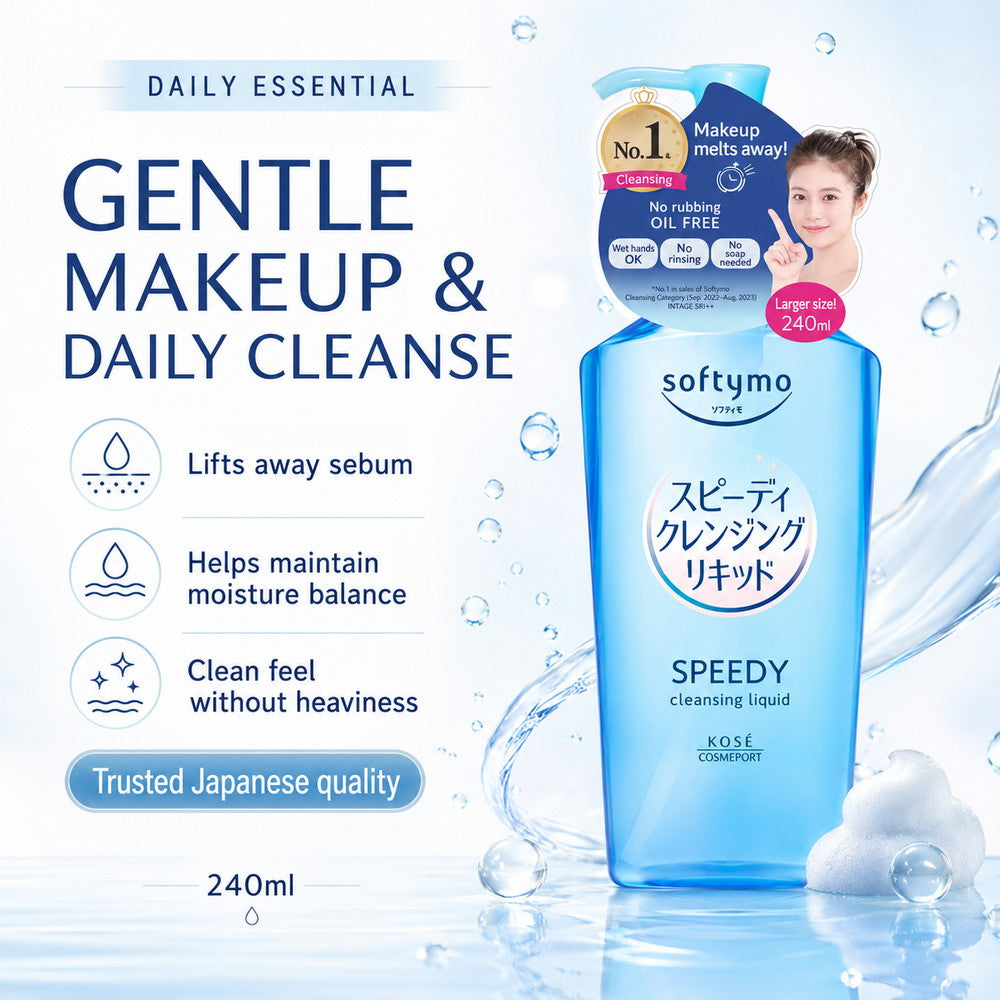Softymo Speedy Cleansing Liquid Mild Facial Cleanser 240ml