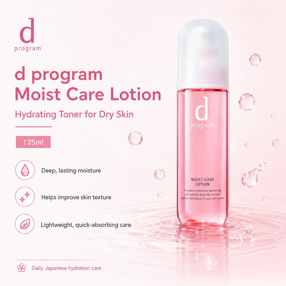 d program Moist Care Lotion Hydrating Toner For Dry Skin 125ml