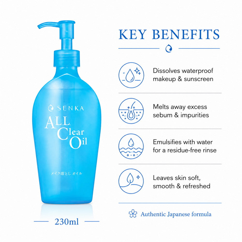 Senka All Clear Oil Makeup Remover 230ml