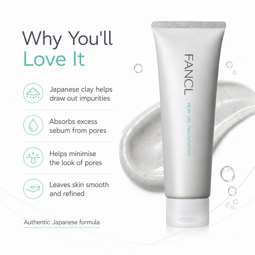 Clay Gel Facial Wash (Anti Pore Face Cleanser) 120g
