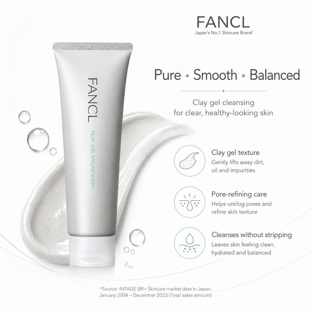 Clay Gel Facial Wash (Anti Pore Face Cleanser) 120g