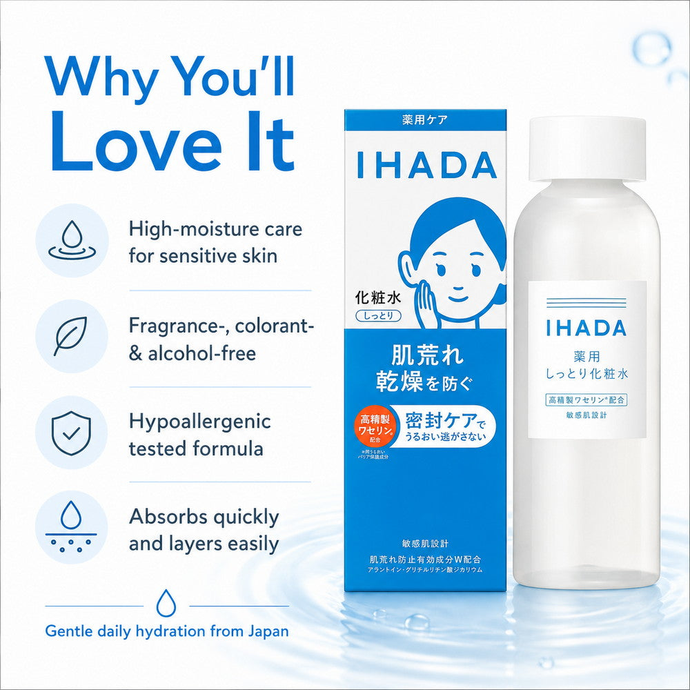 Ihada High Moisture Face Lotion For Sensitive Skin 180ml