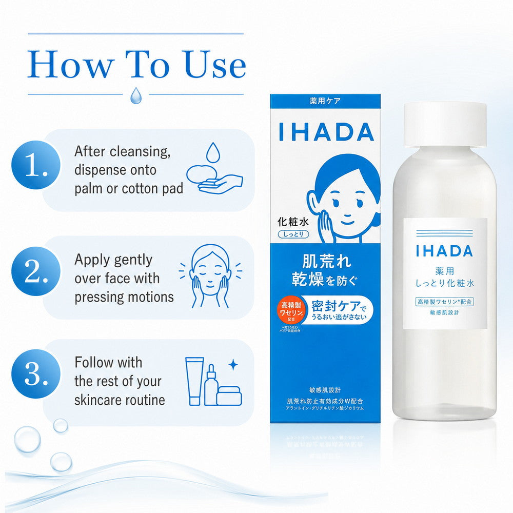 Ihada High Moisture Face Lotion For Sensitive Skin 180ml