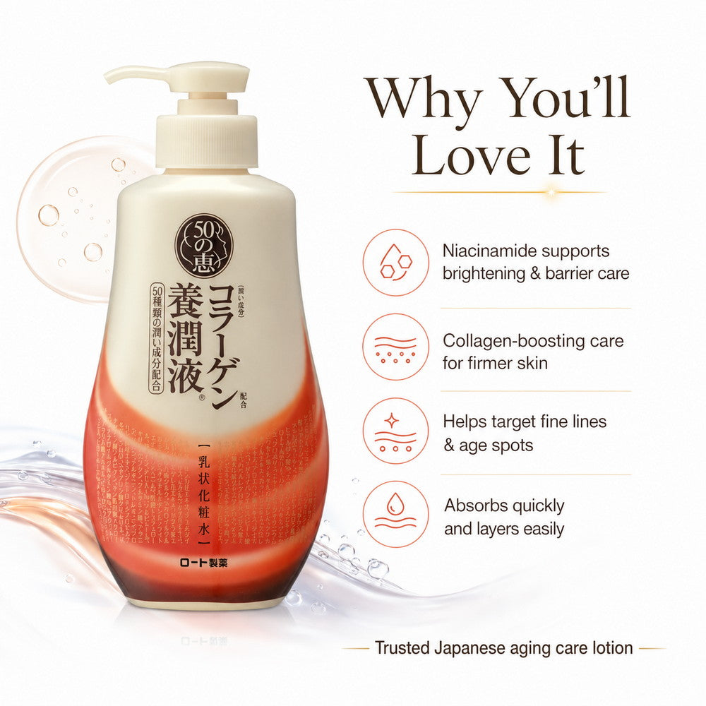 Hada Labo 50 no Megumi Multi Functional Anti Aging Collagen Lotion 230ml