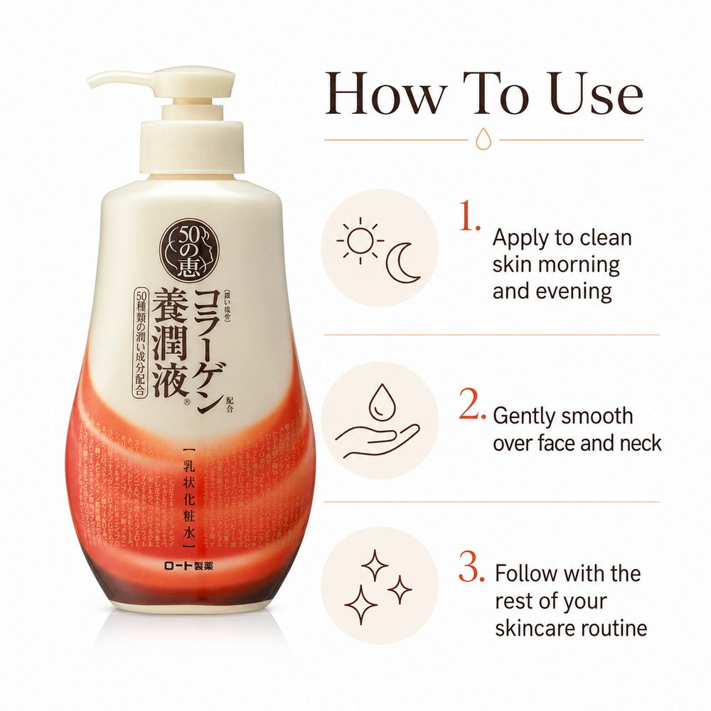 Hada Labo 50 no Megumi Multi Functional Anti Aging Collagen Lotion 230ml