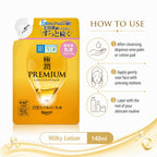 Hada Labo Gokujyun Premium Super Hyaluronic Milky Lotion Refill 140ml