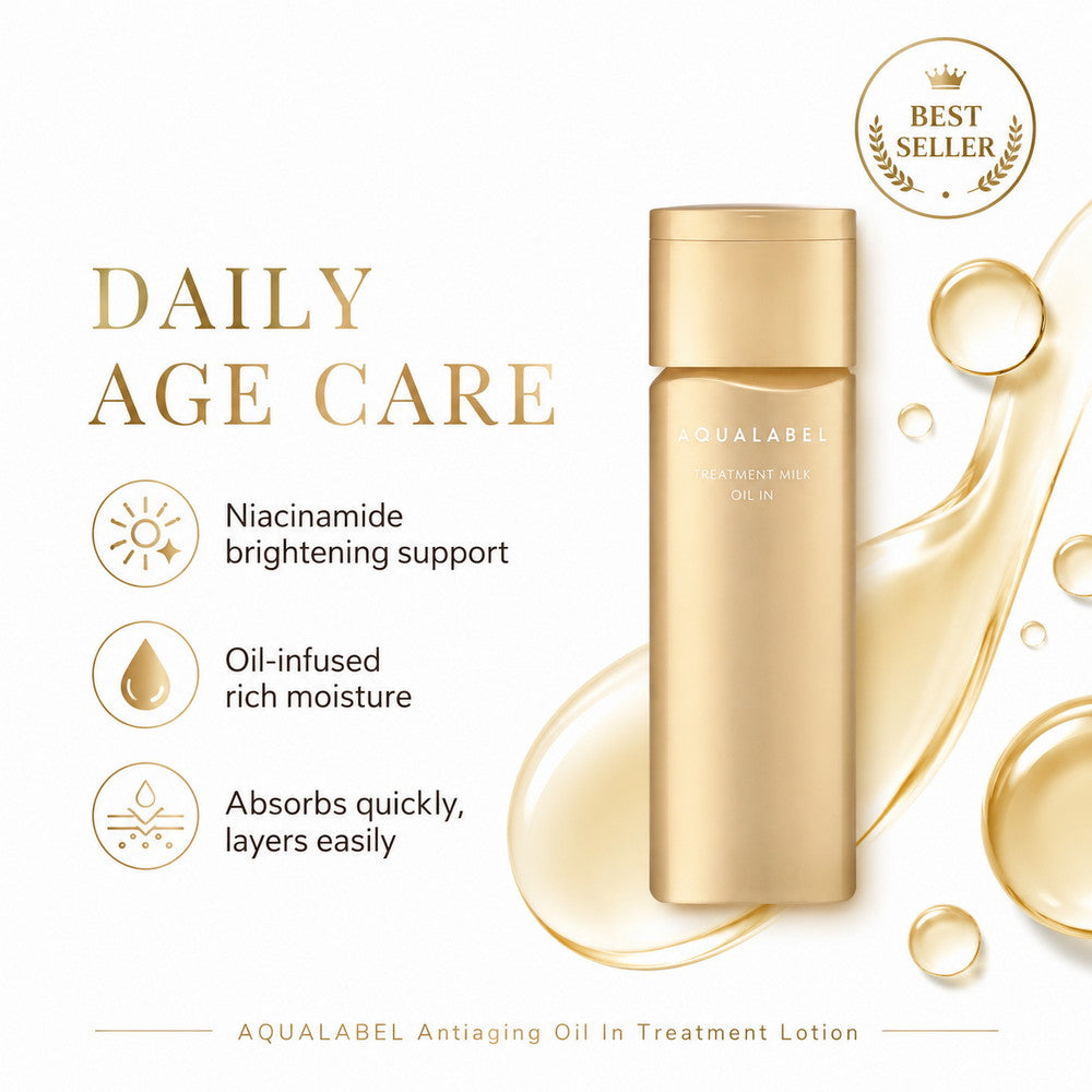 AQUALABEL Antiaging Oil In Treatment Lotion Rich Moist 170ml
