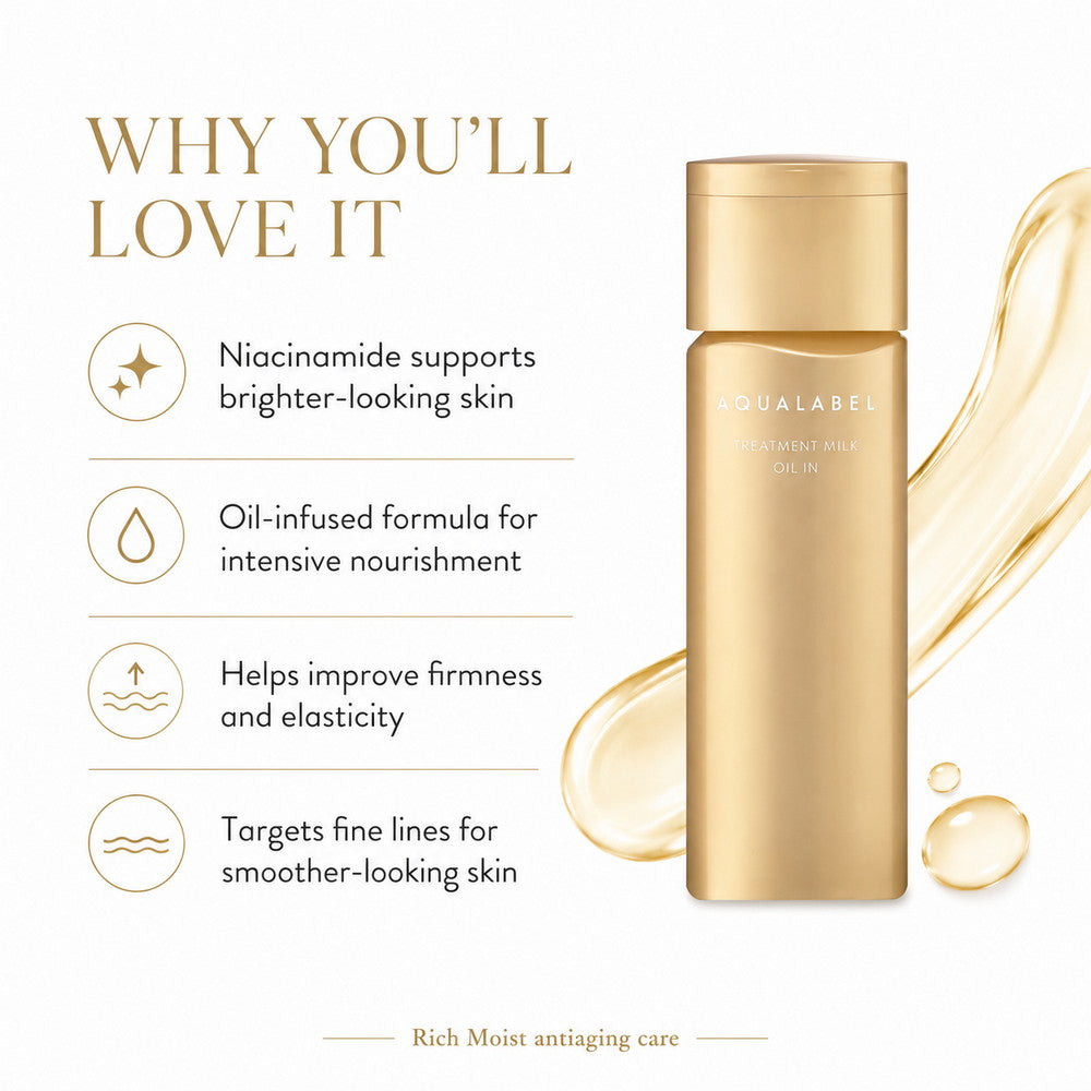 AQUALABEL Antiaging Oil In Treatment Lotion Rich Moist 170ml