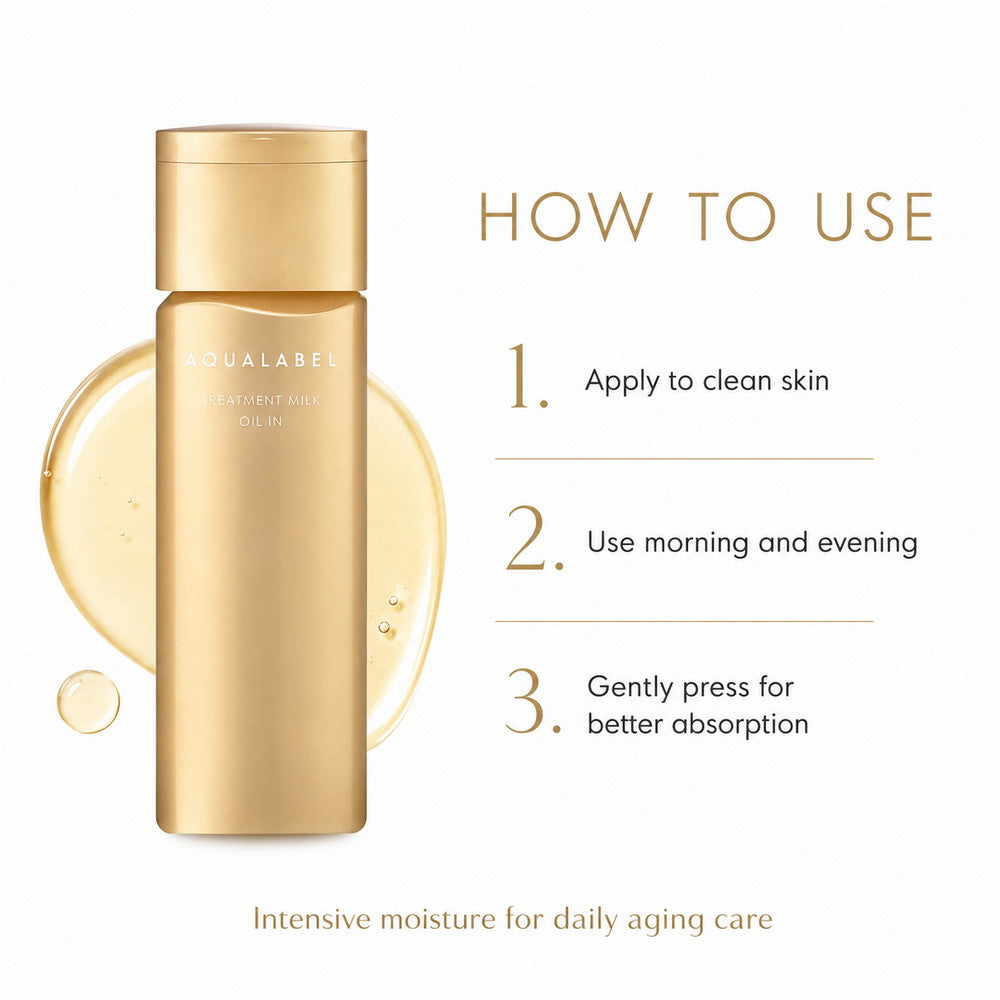 AQUALABEL Antiaging Oil In Treatment Lotion Rich Moist 170ml