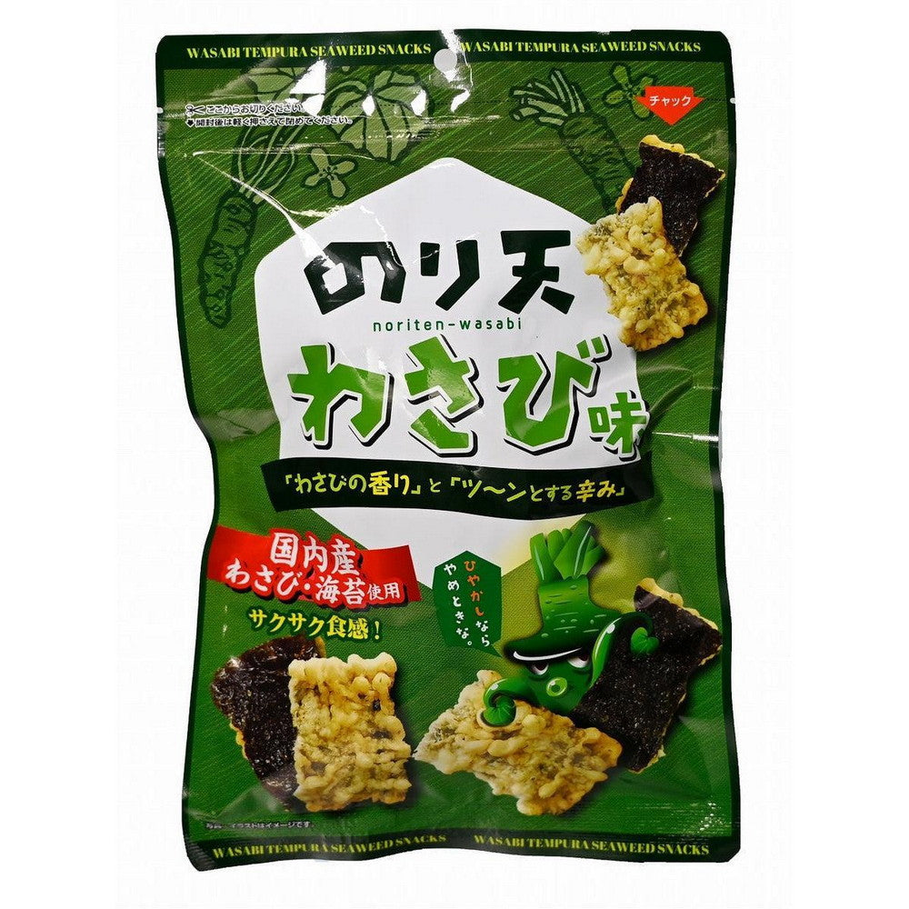 Noriten Wasabi Tempura Seaweed Snack 65g