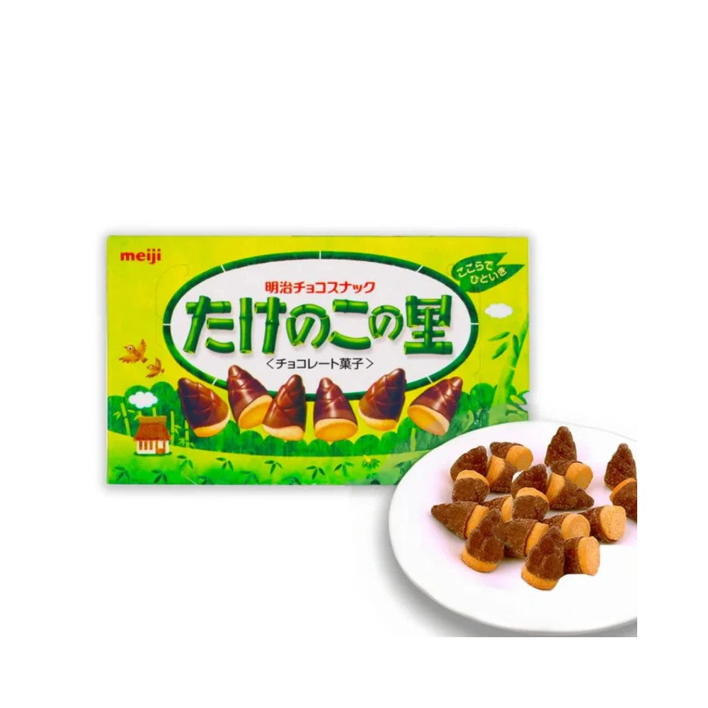Takenoko no Sato Chocolate Bamboo Tip Shaped Biscuits 63g
