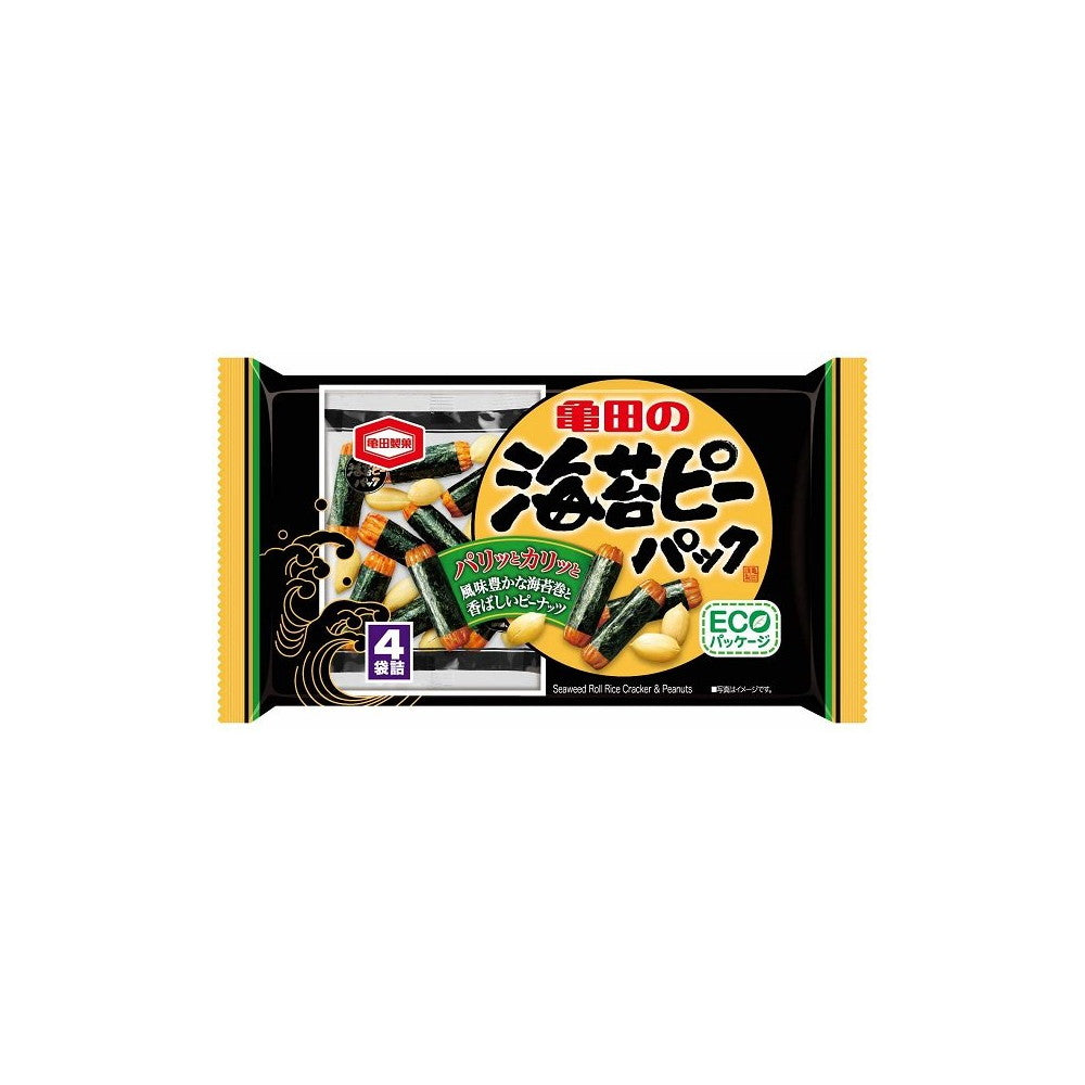 Noripea Nori Seaweed Rice Crackers & Peanuts Snack 85g