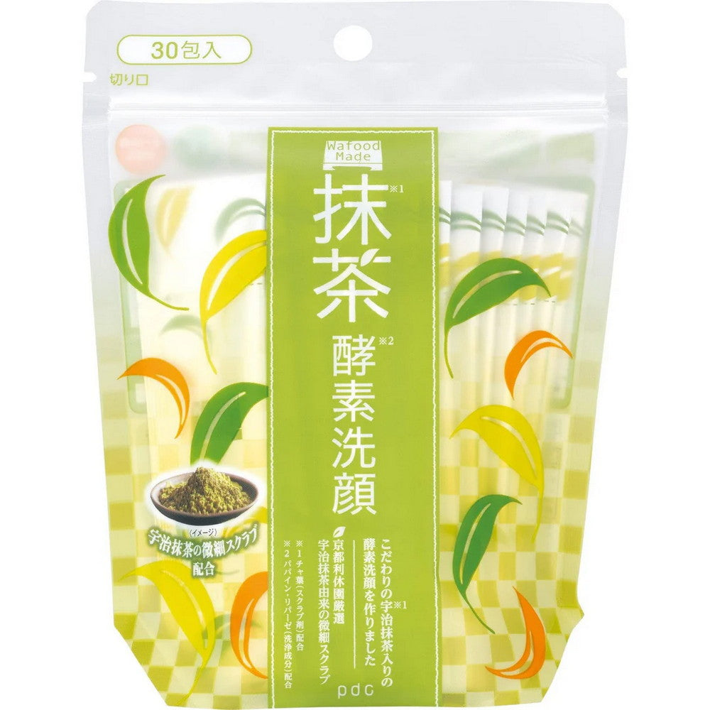 Wafood Made Uji Matcha Enzyme Face Wash 30 Packets