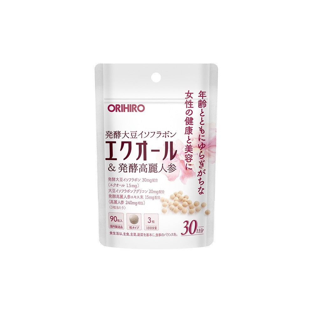Equol & Fermented Korean Ginseng 90 Tablets