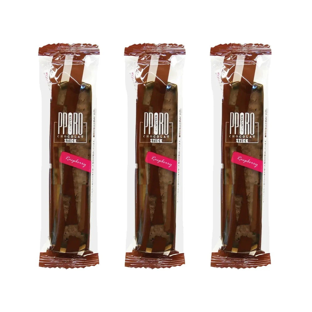 Poro Chocolat Stick Raspberry & Chocolate Brownie Cake (Pack of 3)