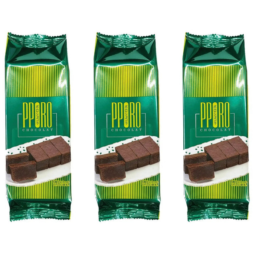 Poro Chocolat Rich Chocolate Brownie Cake 5 Pieces (Pack of 3)