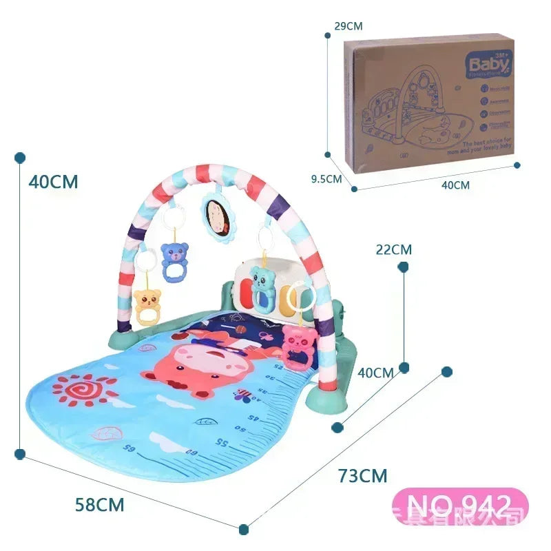 Newborn Piano Play Mat Toddler Christmas Gift