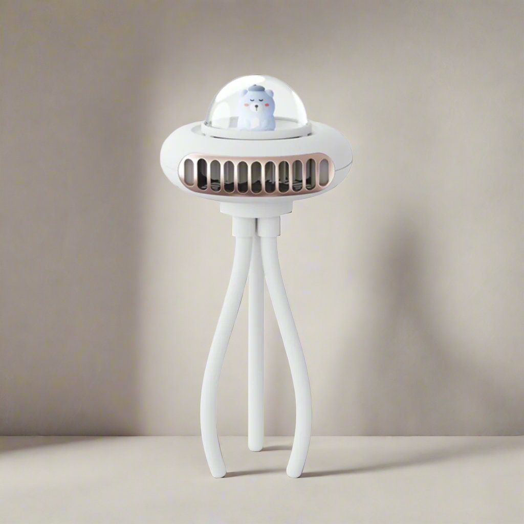 New Stroller Fan Rechargeable Portable Folding Electric Fan