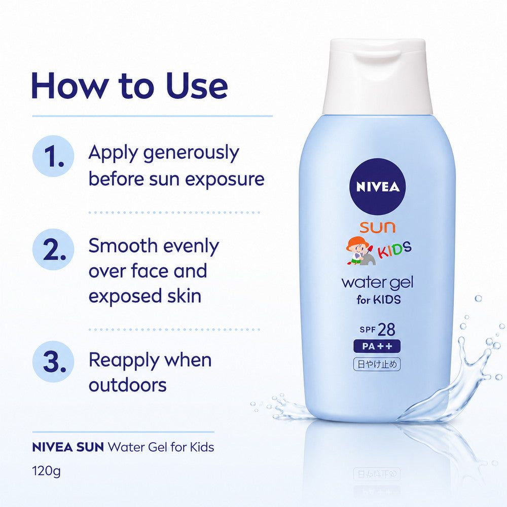 Nivea Sun Protective Water Gel for Kids SPF28 PA+++ 120g