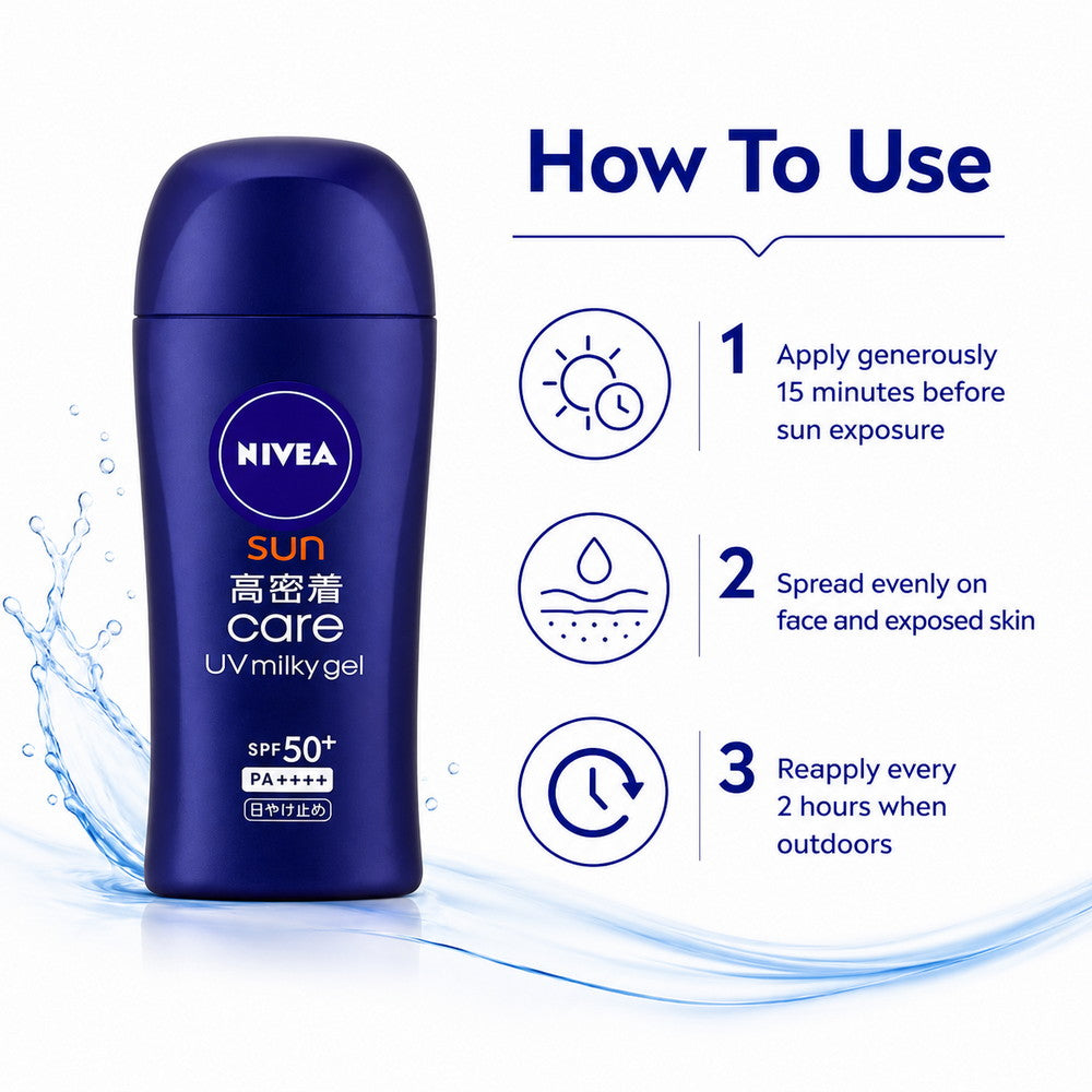 Nivea Sun UV Milky Gel High Contact Care SPF 50+ PA+++ 80g