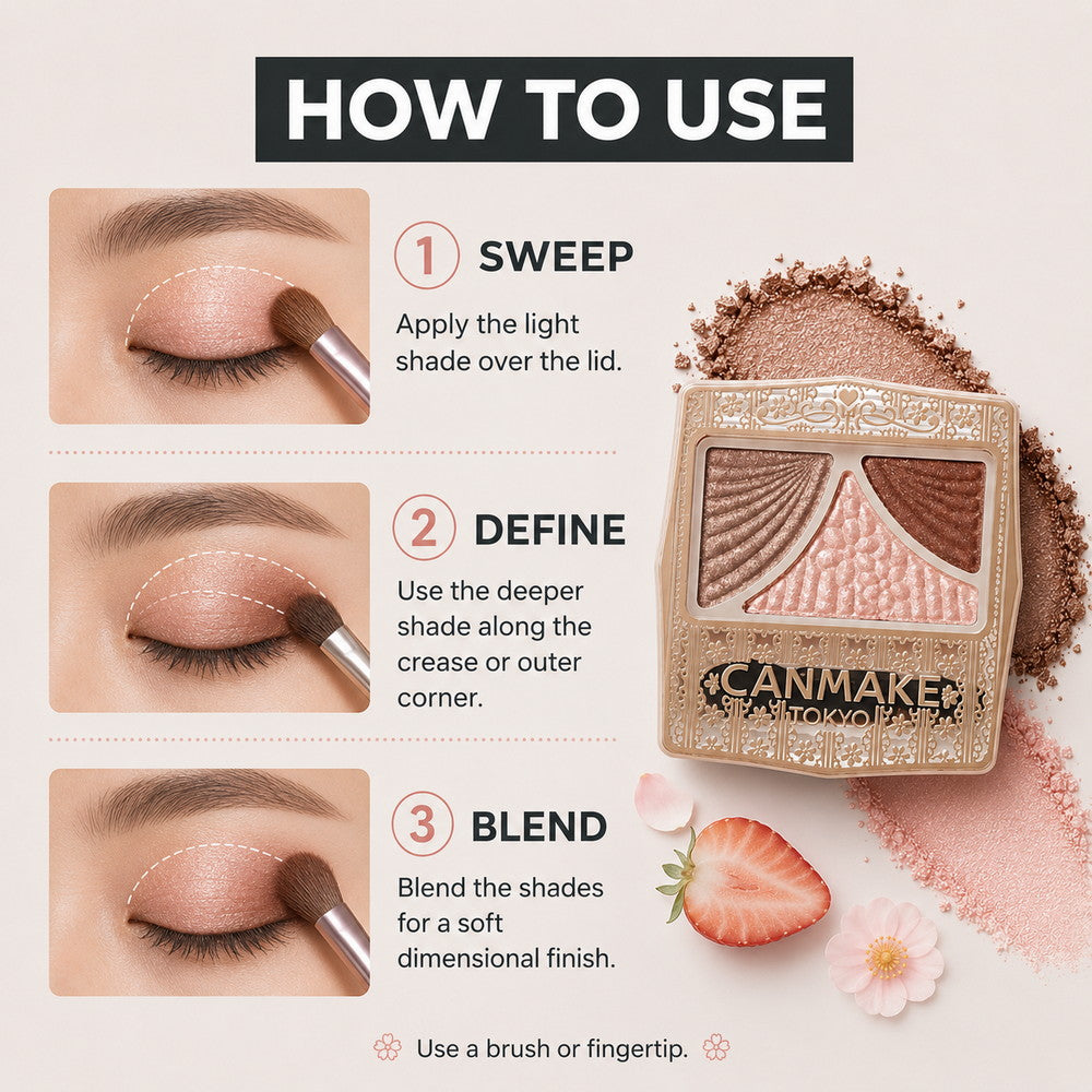 CANMAKE Juicy Pure Eyes Strawberry cocoa 11 1.2 g