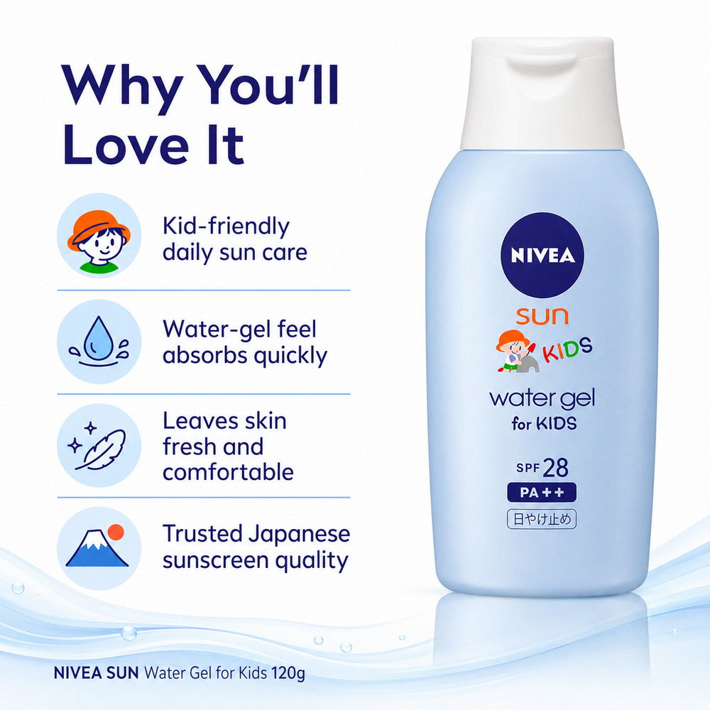 Nivea Sun Protective Water Gel for Kids SPF28 PA+++ 120g
