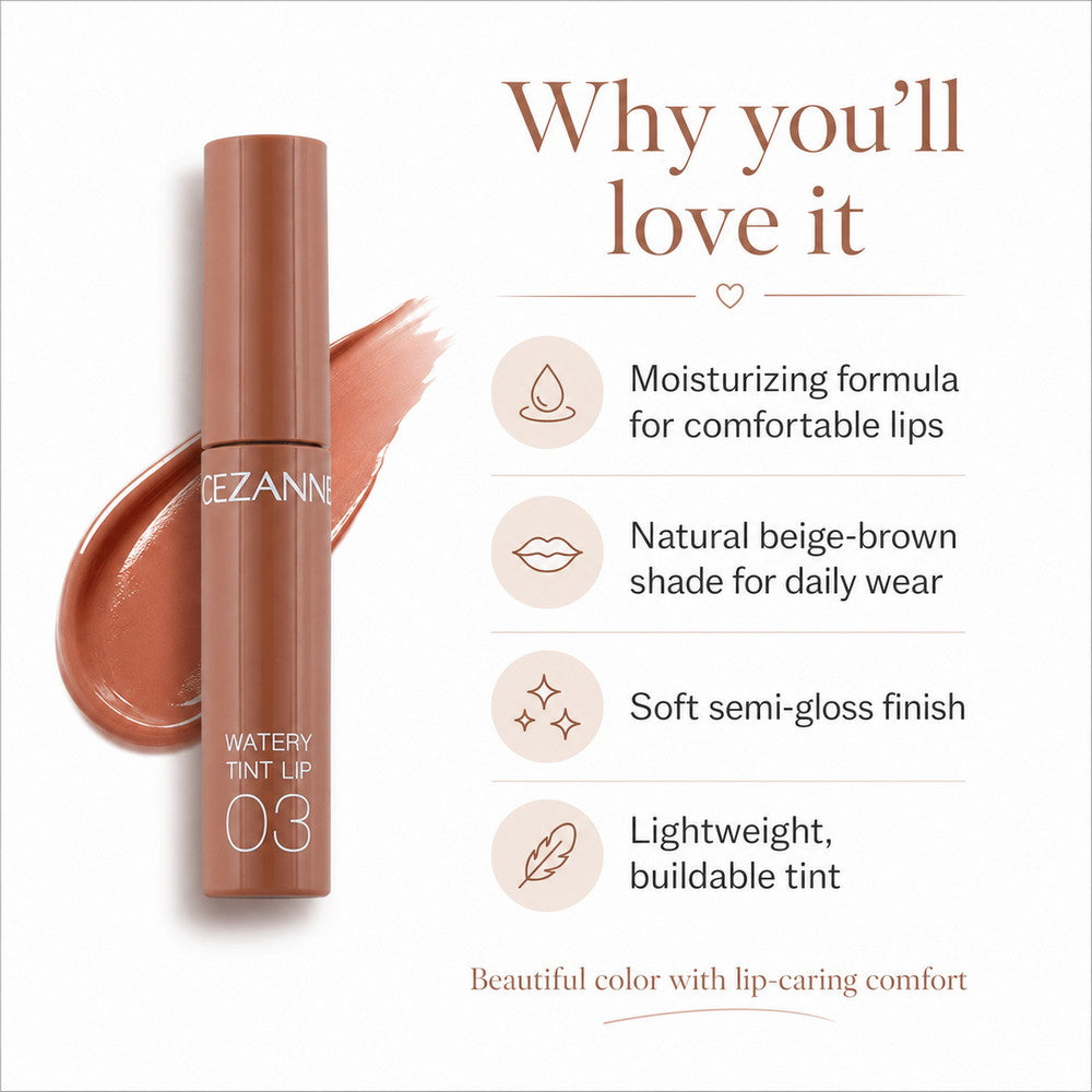Watery Tint Lip 03 Beige Brown 4g