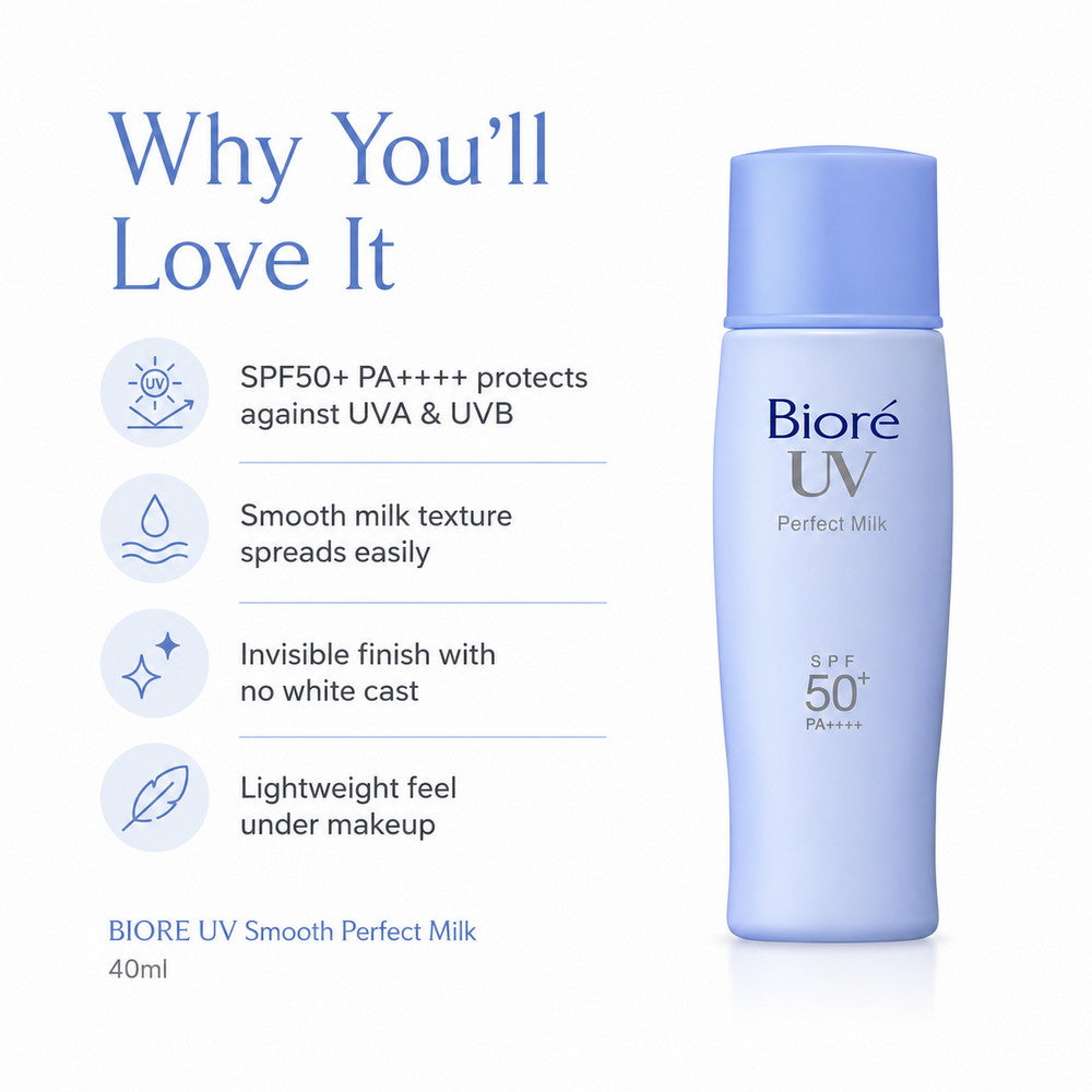 Biore UV Smooth Perfect Milk SPF50+/PA++++ 40ml
