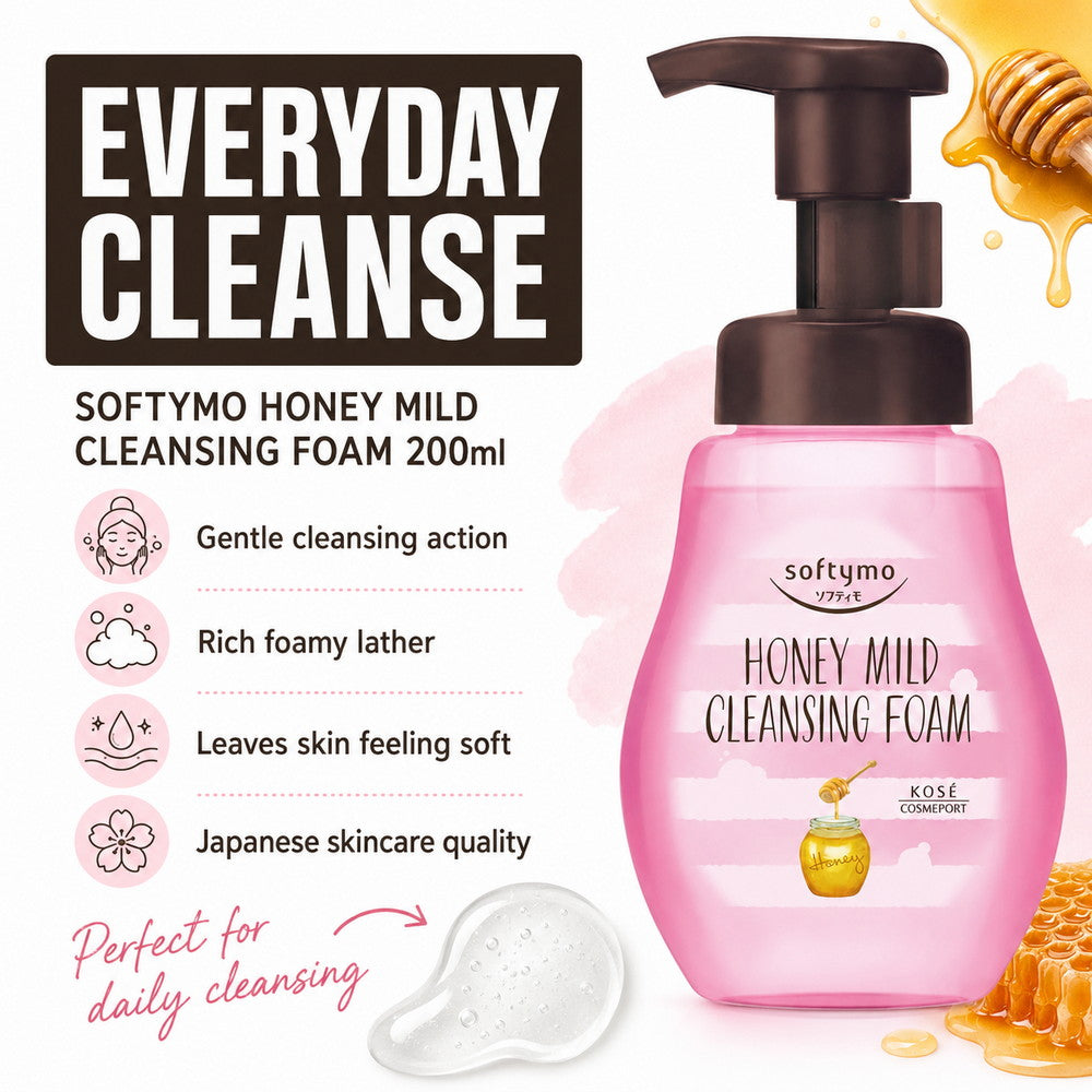 Softymo Honey Mild Cleansing Foam 200ml