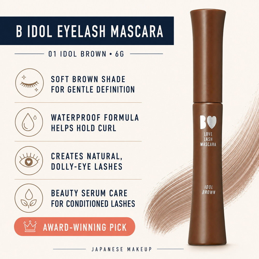 B Idol Eyelash Mascara 01 Idol Brown 6g