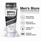 Men's Biore Double Scrub Facial Cleanser 130g