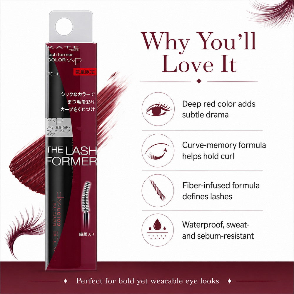 KATE Lash Former (RD-1) Mascara Dark Red 5g