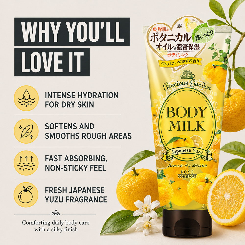 Precious Garden Body Milk Japan Yuzu 200g