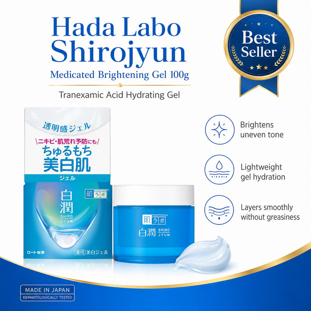 Hada Labo Shirojyun Medicated Brightening Gel – Tranexamic Acid Hydrating Gel 100g