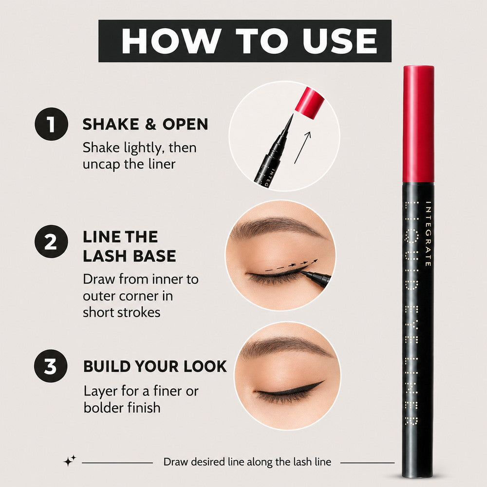 Integrate Super Keep Liquid Eyeliner BK999 0.5ml