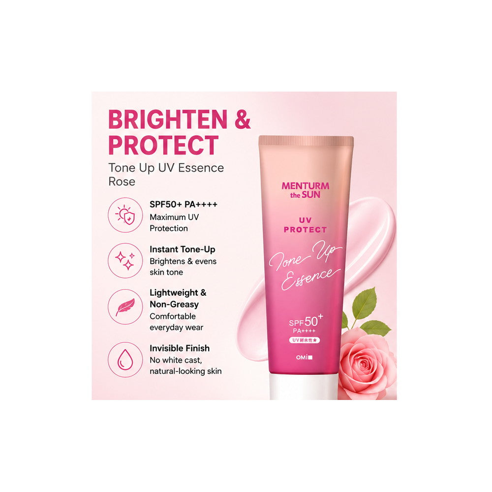 Menturm the SUN Tone Up UV Essence Rose SPF50+ PA++++ 80g