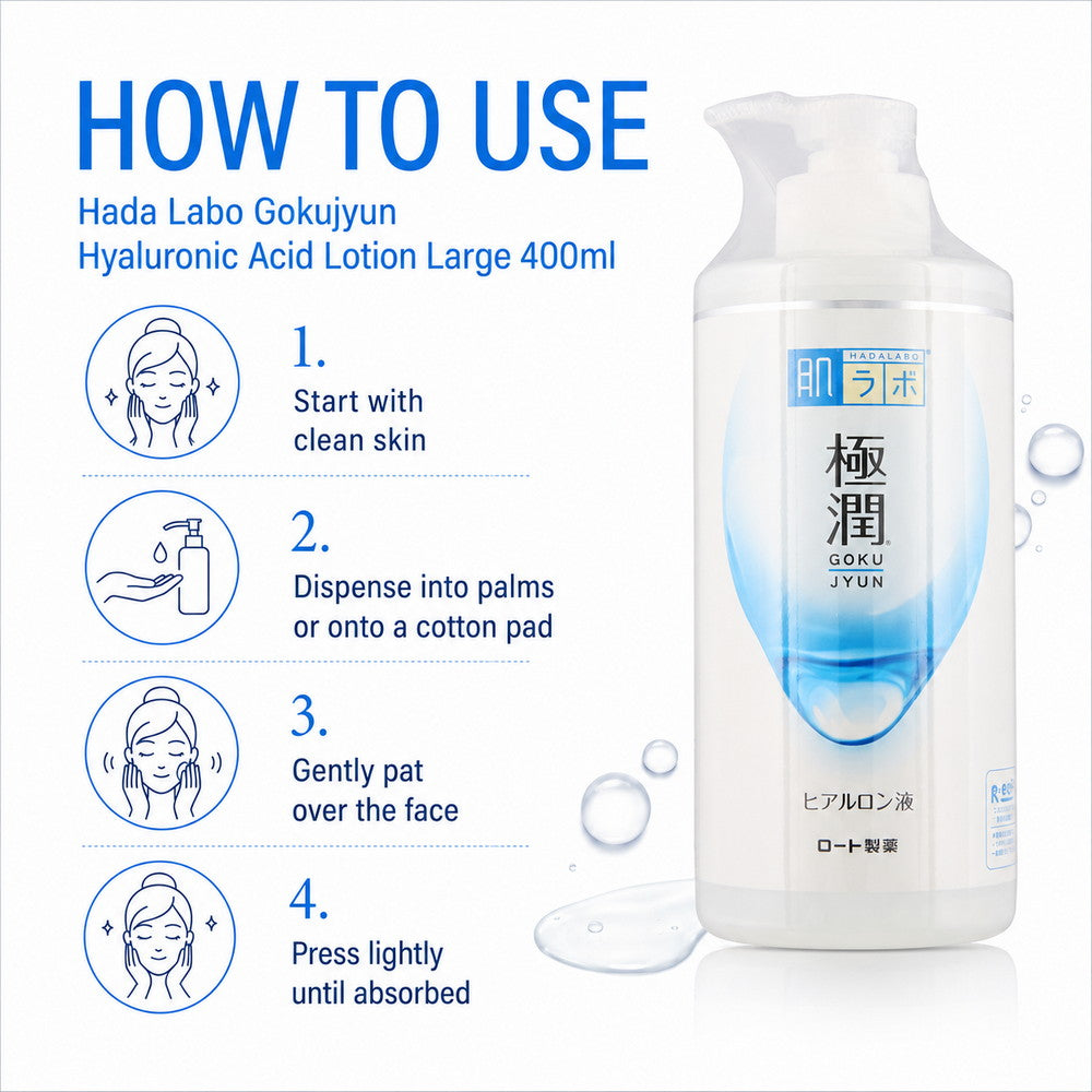 Hada Labo Gokujyun Hyaluronic Acid Lotion Large 400ml