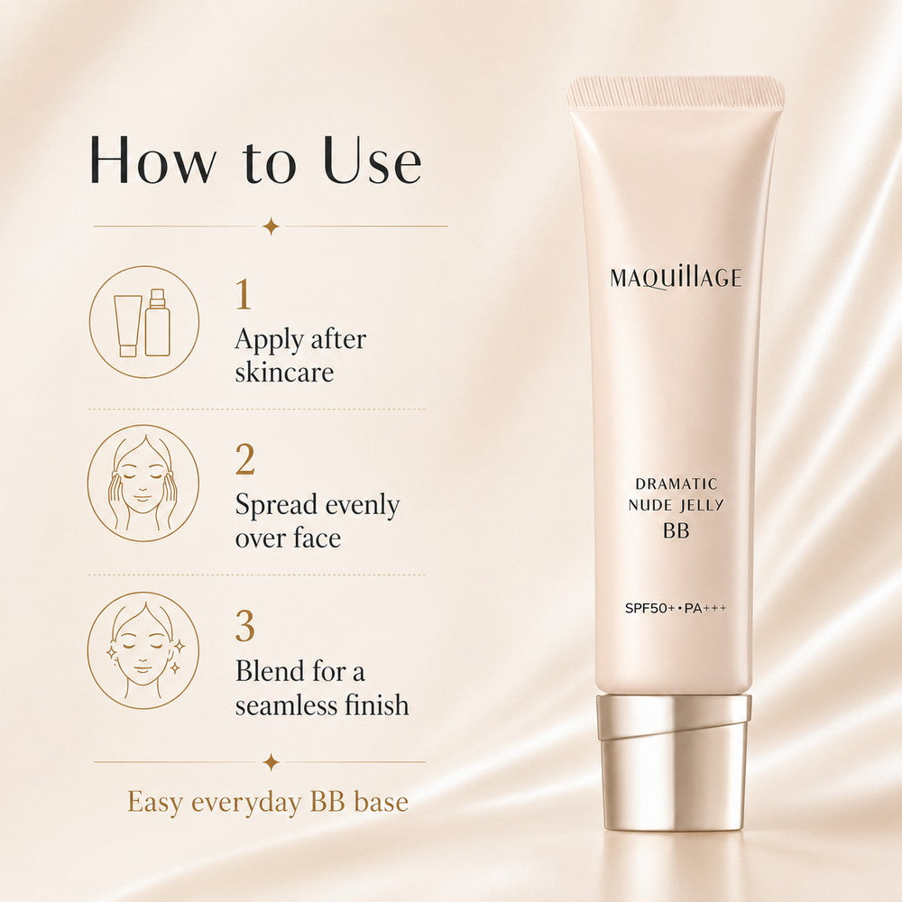Maquillage Dramatic Nude Jelly BB Makeup Base Fragrance-Free 30g