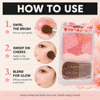 CANMAKE TOKYO Glow Fleur Cheeks 01 Peach Fleur 6.1 g