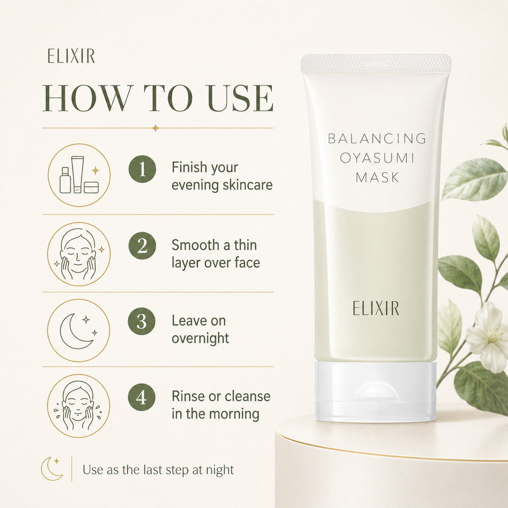 ELIXIR Balancing Oyasumi Mask 90g