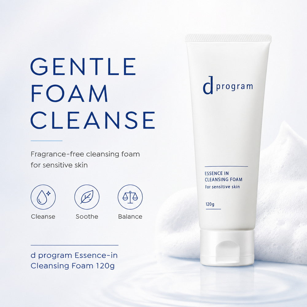 d program Essence-in Cleansing Foam Fragrance-free 120g