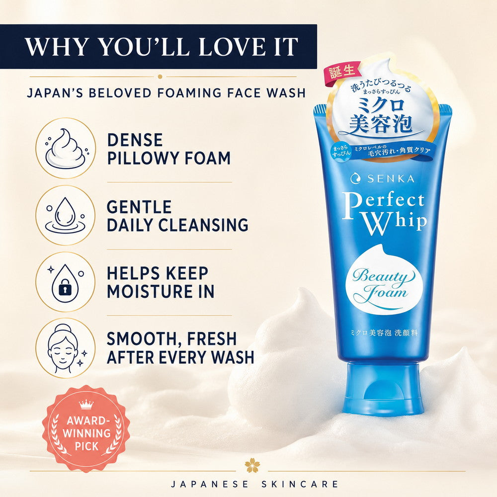 Senka Perfect Whip Cleansing Foam 120g