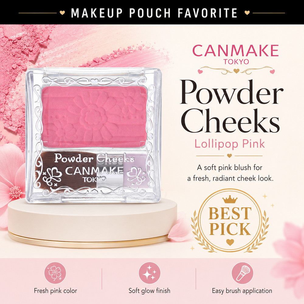 CANMAKE TOKYO Powder Cheeks 20 Lollipop Pink 5 g
