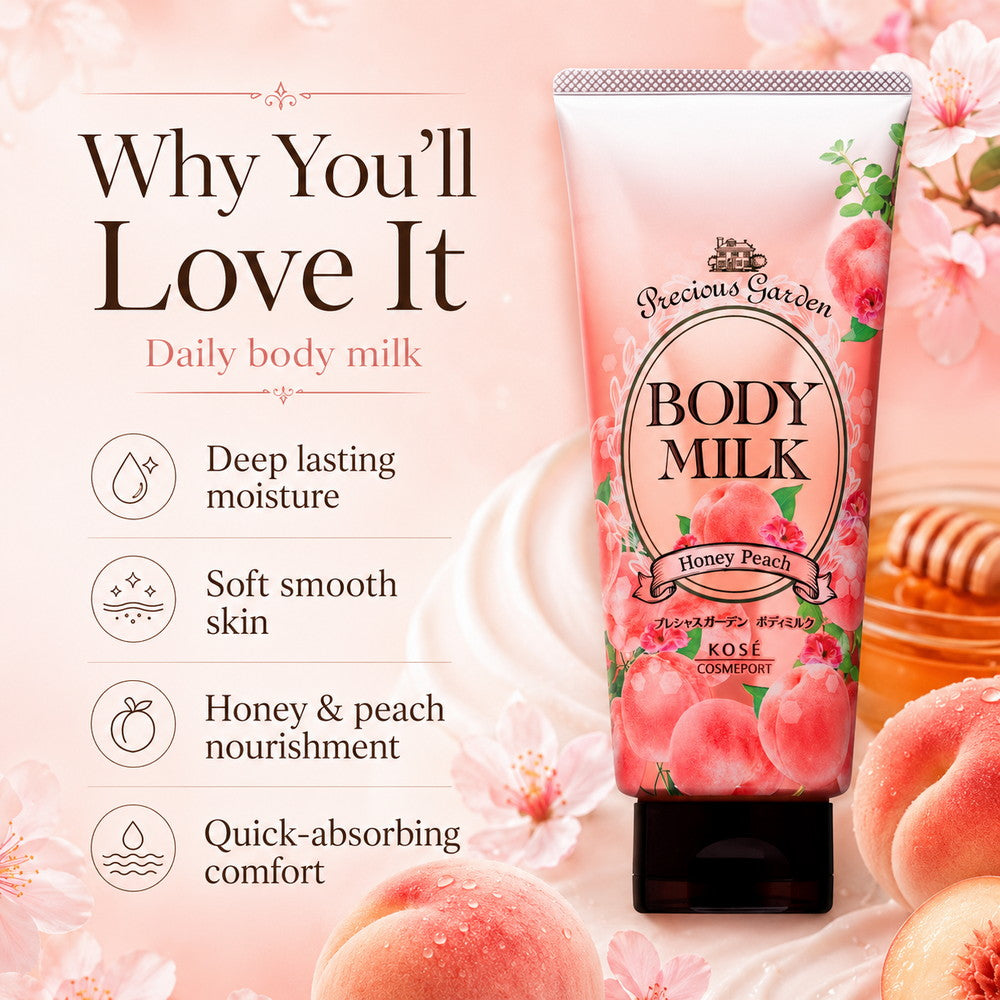 Precious Garden Body Milk Honey Peach 200g