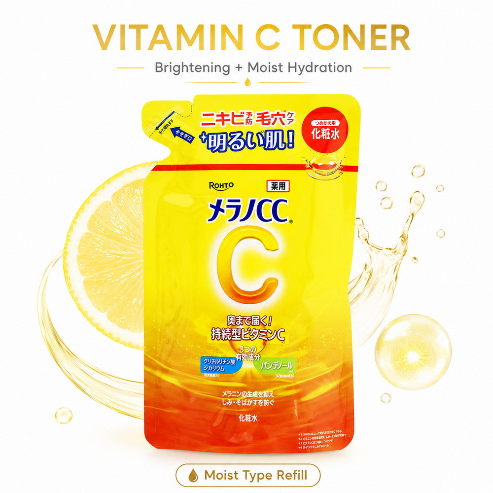 Melano CC Medicated Brightening Lotion (Moist Type Refill) – Vitamin C Toner 170ml