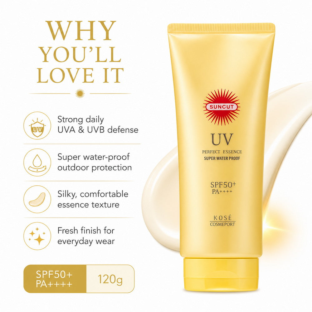 Suncut Perfect UV Essence SPF50+ PA++++ UV & Water Resistant Sunscreen 120g